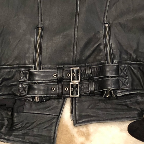 Elizabeth & James: Studded Leather Vest - Picture 6 of 8